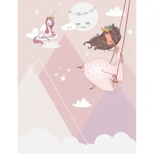 Дизайнерские фотообои рулонные Citydecor Princess 5 на флизелиновой основе 200x260 см 