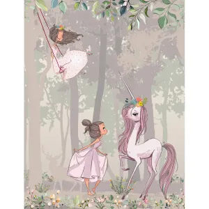 Дизайнерские фотообои рулонные Citydecor Princess 6 на флизелиновой основе 200x260 см 