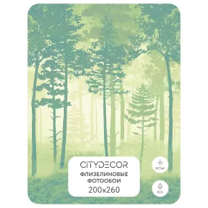 Дизайнерские фотообои рулонные Citydecor Таинственный лес 11 на флизелиновой основе 200x260 см