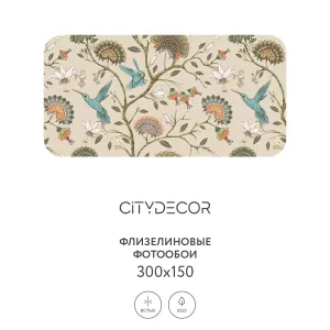 Фотообои рулонные Citydecor Абстракция 1 на флизелиновой основе 300x150 см