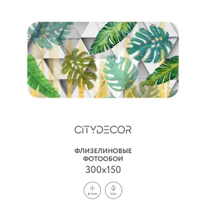 Фотообои рулонные Citydecor Абстракция 15 на флизелиновой основе 300x150 см