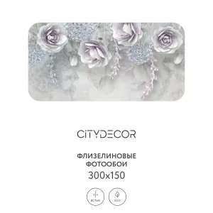 Фотообои рулонные Citydecor Абстракция 66 на флизелиновой основе 300x150 см