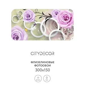 Фотообои рулонные Citydecor Абстракция 70 на флизелиновой основе 300x150 см