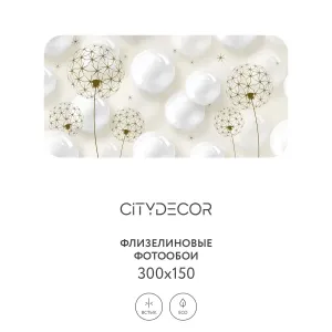Фотообои рулонные Citydecor Абстракция 78 на флизелиновой основе 300x150 см