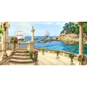 Фотообои рулонные Citydecor Античная фреска 2 на флизелиновой основе 300x150 см