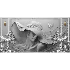 Фотообои рулонные Citydecor Барельеф 3D на флизелиновой основе 300x150 см