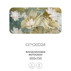 Дизайнерские фотообои рулонные Citydecor Blossom 15 на флизелиновой основе 300x150 см