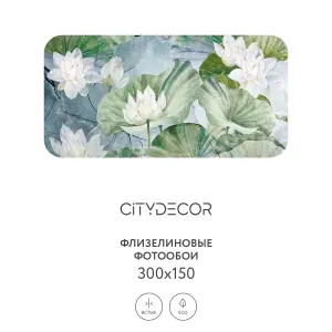 Дизайнерские фотообои рулонные Citydecor Blossom 26 на флизелиновой основе 300x150 см