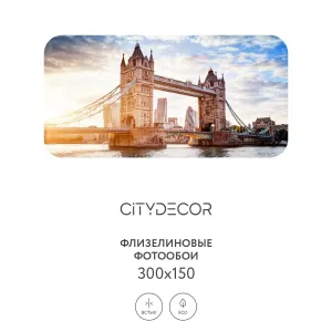 Фотообои рулонные Citydecor Города и Архитектура 48 на флизелиновой основе 300x150 см