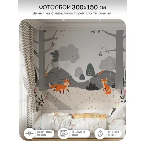 Фотообои рулонные Citydecor Детская 125 на флизелиновой основе 300x150 см