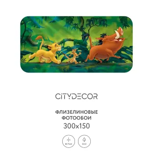 Фотообои рулонные Citydecor Детская 362 на флизелиновой основе 300x150 см