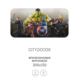 Фотообои рулонные Citydecor Детская 378 на флизелиновой основе 300x150 см