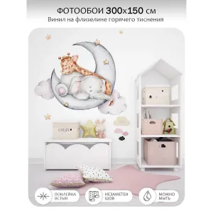 Фотообои рулонные Citydecor Детская 435 на флизелиновой основе 300x150 см