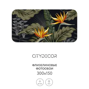 Фотообои рулонные Citydecor Цветы и Растения 122 на флизелиновой основе 300x150 см
