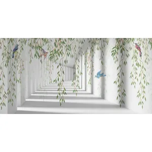 Фотообои рулонные Citydecor Flower Tunnel 3d 1 на флизелиновой основе 300x150 см