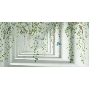 Фотообои рулонные Citydecor Flower Tunnel 3d 3 на флизелиновой основе 300x150 см