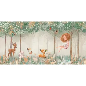 Дизайнерские фотообои рулонные Citydecor Magic Forest 10 на флизелиновой основе 300x150 см