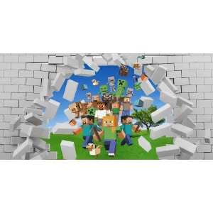 Фотообои рулонные Citydecor Майнкрафт на флизелиновой основе 300x150 см 