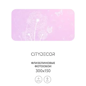 Фотообои рулонные Citydecor Невесомость 8 на флизелиновой основе 300x150 см