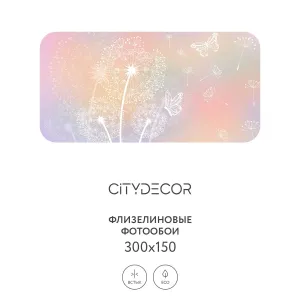 Фотообои рулонные Citydecor Невесомость 9 на флизелиновой основе 300x150 см
