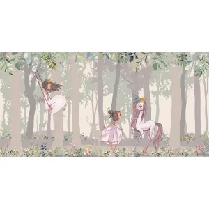 Дизайнерские фотообои рулонные Citydecor Princess 6 на флизелиновой основе 300x150 см 