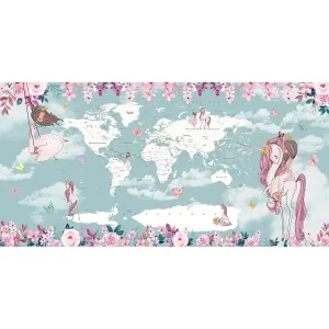 Дизайнерские фотообои рулонные Citydecor Princess 9 на флизелиновой основе 300x150 см