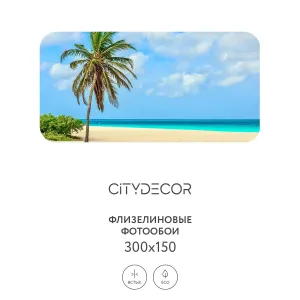 Фотообои рулонные Citydecor Море и Водопады 46 на флизелиновой основе 300x150 см