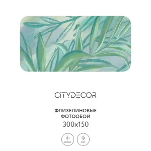 Дизайнерские фотообои рулонные Citydecor Sunset 20 на флизелиновой основе 300x150 см