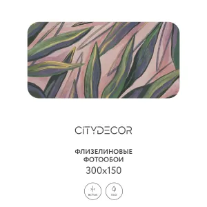 Дизайнерские фотообои рулонные Citydecor Sunset 28 на флизелиновой основе 300x150 см