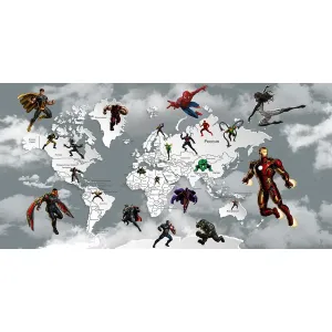 Дизайнерские фотообои рулонные Citydecor Superhero 1 на флизелиновой основе 300x150 см