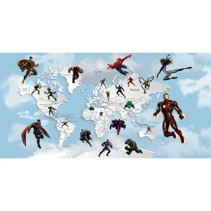 Дизайнерские фотообои рулонные Citydecor Superhero 3 на флизелиновой основе 300x150 см