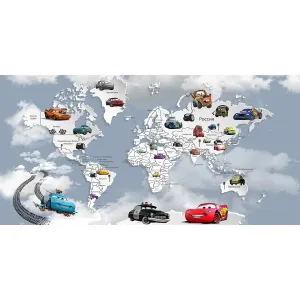 Дизайнерские фотообои рулонные Citydecor Superhero Молния МакКвин 4 на флизелиновой основе 300x150 см