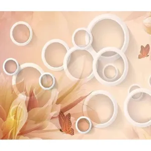 Фотообои рулонные Citydecor Цветочная абстракция 3D на флизелиновой основе 300x254 см