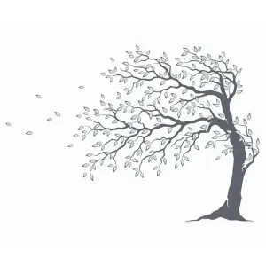 Фотообои рулонные Citydecor Дерево акварель на флизелиновой основе 300x254 см