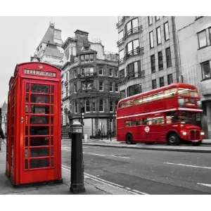 Фотообои рулонные Citydecor Лондон 2 на флизелиновой основе 300x254 см