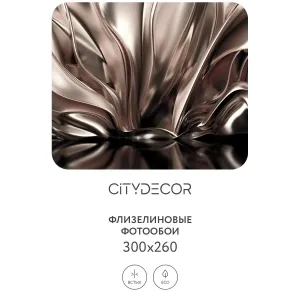 Фотообои рулонные Citydecor Абстракция 222 на флизелиновой основе 300x260 см