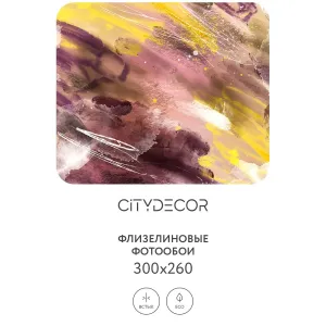 Фотообои рулонные Citydecor Абстракция 382 на флизелиновой основе 300x260 см