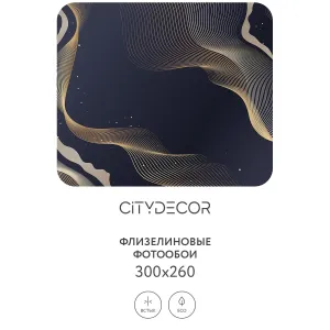 Фотообои рулонные Citydecor Абстракция 385 на флизелиновой основе 300x260 см