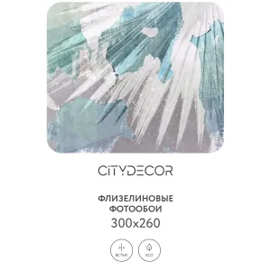 Фотообои рулонные Citydecor Абстракция 393 на флизелиновой основе 300x260 см