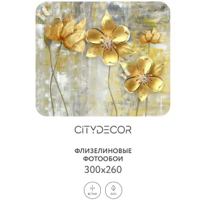 Фотообои рулонные Citydecor Абстракция 40 на флизелиновой основе 300x260 см