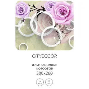 Фотообои рулонные Citydecor Абстракция 70 на флизелиновой основе 300x260 см