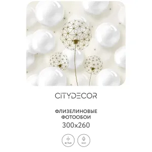 Фотообои рулонные Citydecor Абстракция 78 на флизелиновой основе 300x260 см