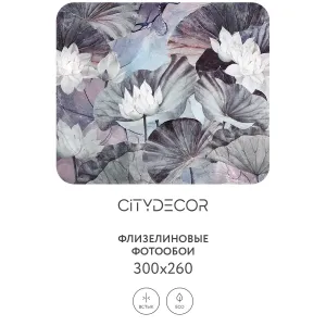 Дизайнерские фотообои рулонные Citydecor Blossom 14 на флизелиновой основе 300x260 см