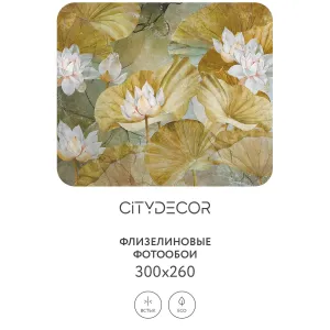 Дизайнерские фотообои рулонные Citydecor Blossom 16 на флизелиновой основе 300x260 см