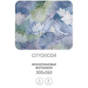 Дизайнерские фотообои рулонные Citydecor Blossom 18 на флизелиновой основе 300x260 см