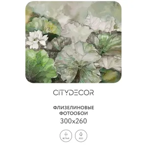 Дизайнерские фотообои рулонные Citydecor Blossom 9 на флизелиновой основе 300x260 см