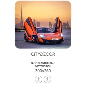 Фотообои рулонные Citydecor Транспорт 5 на флизелиновой основе 300x260 см