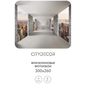 Фотообои рулонные Citydecor Города и Архитектура 83 на флизелиновой основе 300x260 см