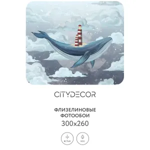 Фотообои рулонные Citydecor Детская 349 на флизелиновой основе 300x260 см