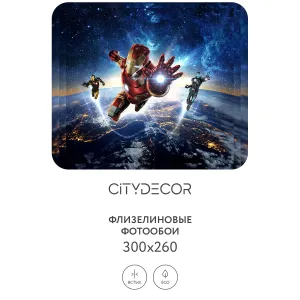 Фотообои рулонные Citydecor Детская 369 на флизелиновой основе 300x260 см